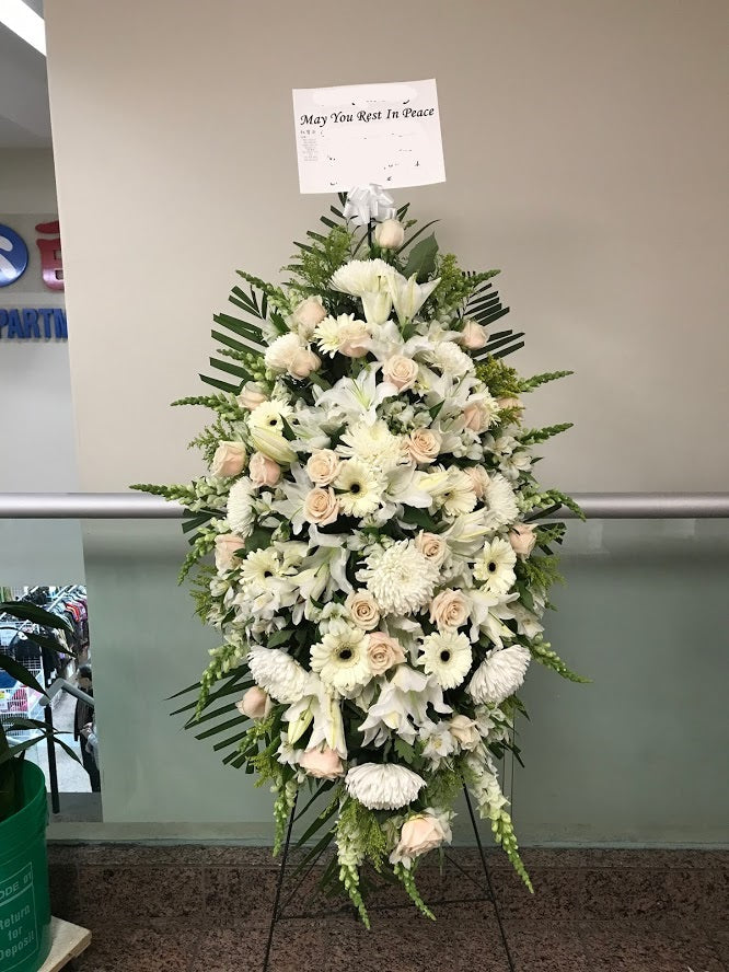 Funeral Flowers 帛事花籃,花牌- 紅寶石花廊– Ruby Florist